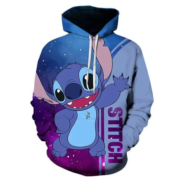 Stitch Sweat à Capuche Pull à Capuche Sweatshirt Cadeau