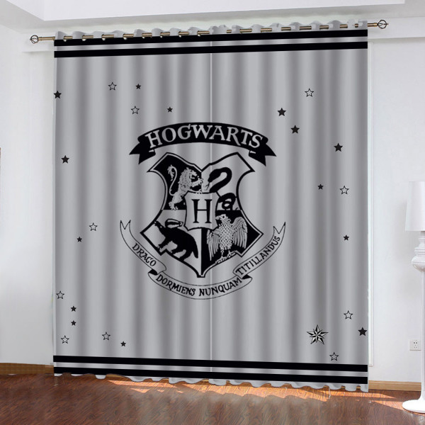 Harry Potter Rideau Occultant 2 Pièces Rideaux de Fenêtre Décoration Maison Cadeau