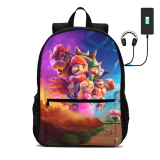 Super Mario Bros le Film Sac à Dos Sac école Sac Scolaire 47cm