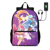 Lolirock Sac à Dos Sac école Sac Scolaire 47cm