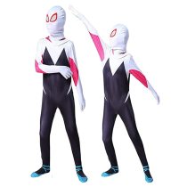 Spider-Man Gwen Stacy Combinaison Déguisement Cosplay Costume