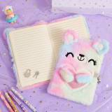 Journal Petit Ours avec Serrure et Clés Carnet de Notes Journal Secret en Peluche Carnet