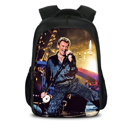 Johnny Hallyday Sac à Dos Sac école 40CM Sac Scolaire Rentrée Scolaire