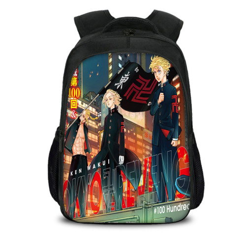 Tokyo Revengers Sac à Dos Sac école 40CM Sac Scolaire Rentrée Scolaire