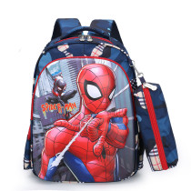 Spider Man Sac à Dos Sac école avec Trousse Scolaire Maternelle Enfant