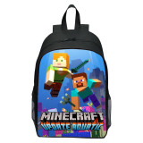 Minecraft Legends Sac à Dos Sac école Sac épaule Sac Scolaire