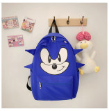 Sonic Sac à Dos Maternelle Sac école Primaire Cadeau Rentrée Scolaire