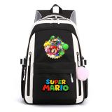 Super Mario Sac école Sac à Dos avec Pendentif Sac épaule Rentrée Scolaire