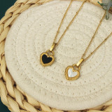 Collier avec Pendentif Coeur Collier Cadeau Bijoux pour Femme