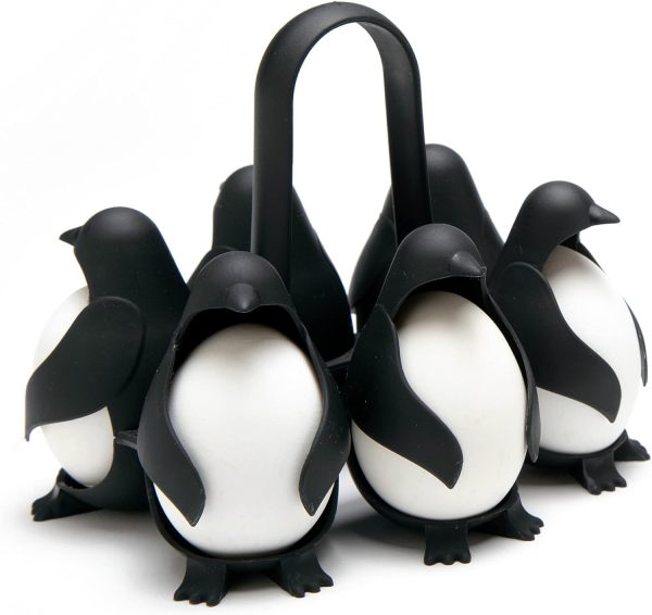 Le Cuiseur D'oeufs Forme De Pingouin Stockage D'oeufs Cadeau Noel