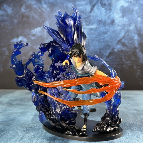 Naruto Sasuke Uchiha Flamme Figurine en Vinyle à Collectionner Funko POP Cadeau