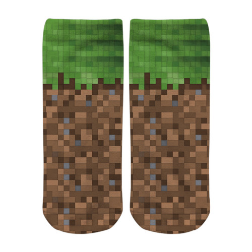 Minecraft Gamer Chaussettes Fantaisie Idée Cadeau Chaussettes Garcon Cadeau Anniversaire