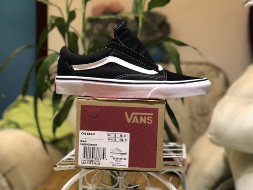 Authentic Vans Old Skool Black  Low Top Shoes