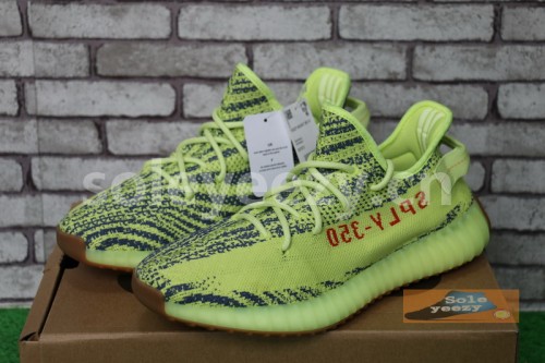 Authentic AD Yeezy 350 Boost V2  “Semi Frozen Yellow”