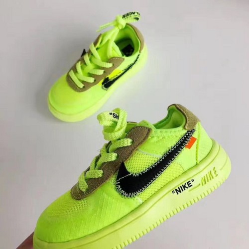 Off White x Air Force Kids Shoes-001