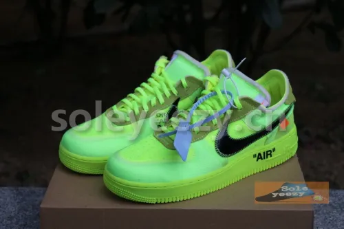 Authentic OFF-WHITE x Nike Air Force 1 “Volt”