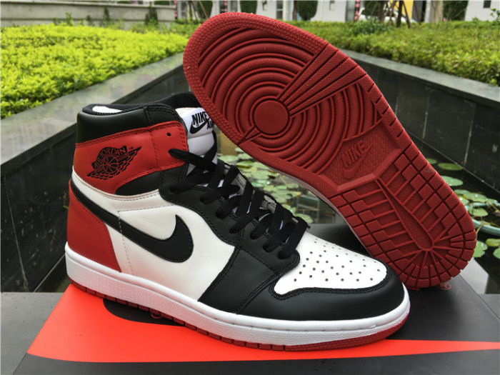 Super Max Perfect Jordan 1 Black Toe 2016