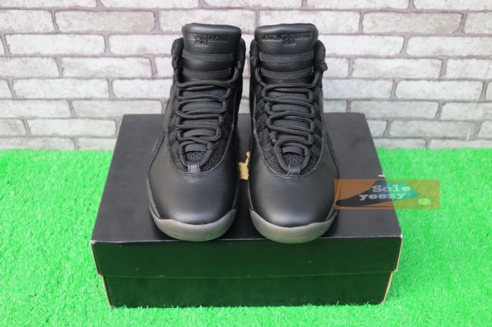 Authentic Air Jordan 10 “OVO” Black