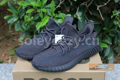 Authentic Yeezy Boost 350 V2 Static Black full-reflective