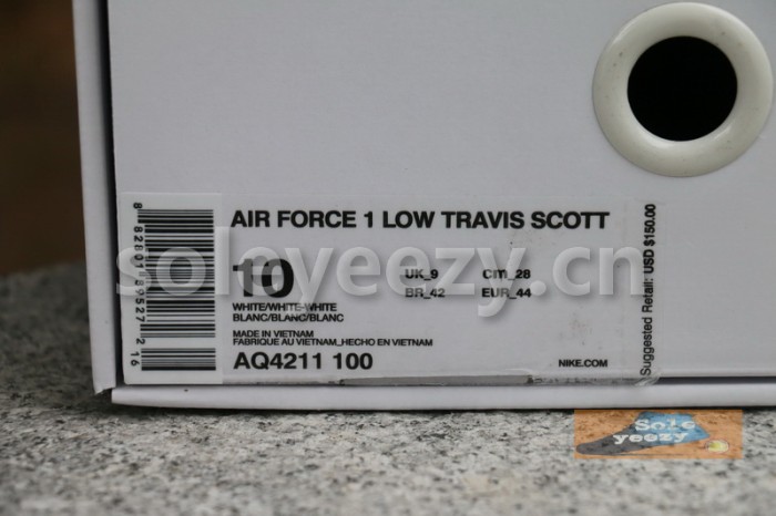 Authentic Travis Scott x Nike Air Force 1 Low