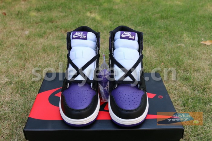 Authentic Air Jordan 1 “Court Purple”GS