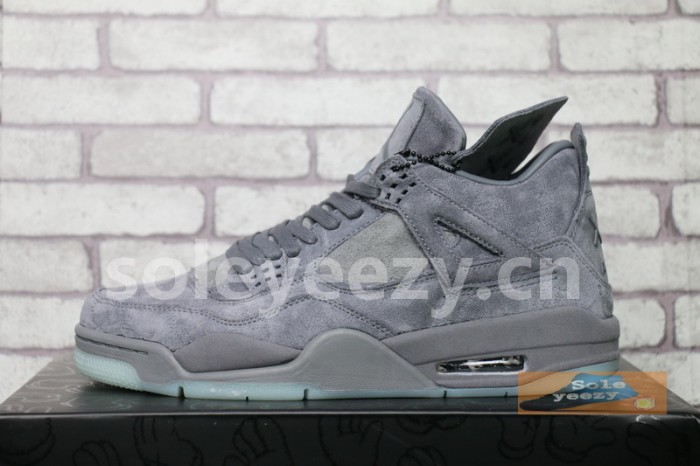 Authentic Kaws x Air Jordan 4 “Cool Grey”