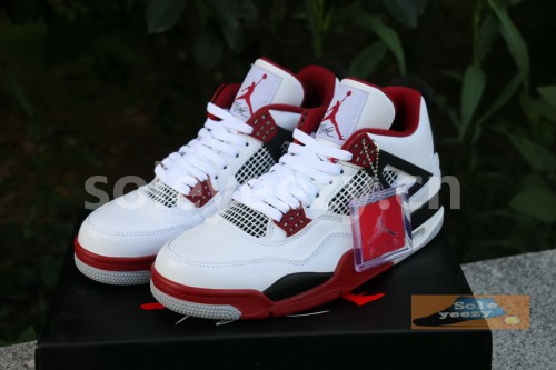 Authentic Air Jordan 4 Retro Fire Red 2018