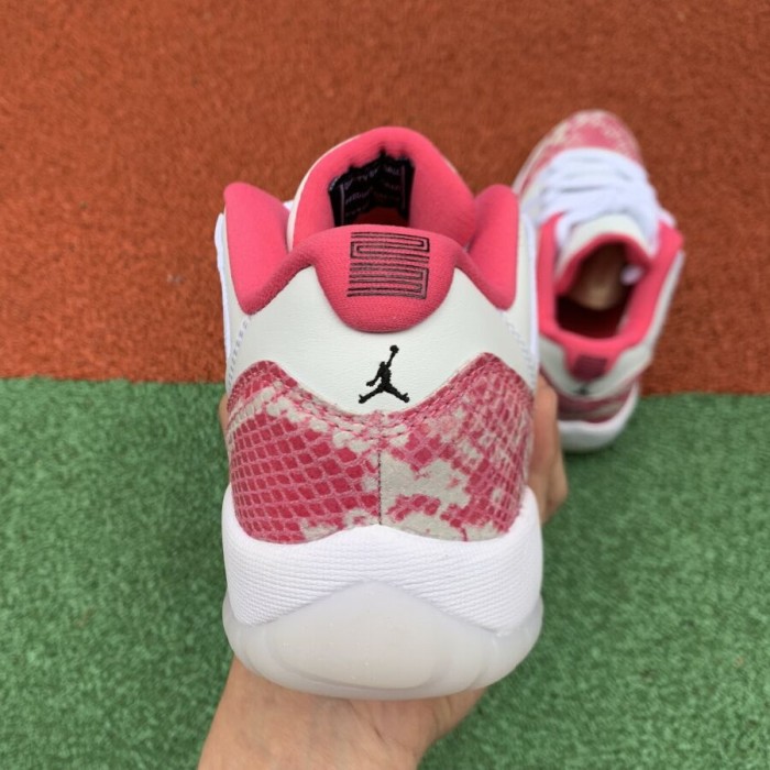 Authentic Air Jordan 11 Low “Pink Snakeskin”