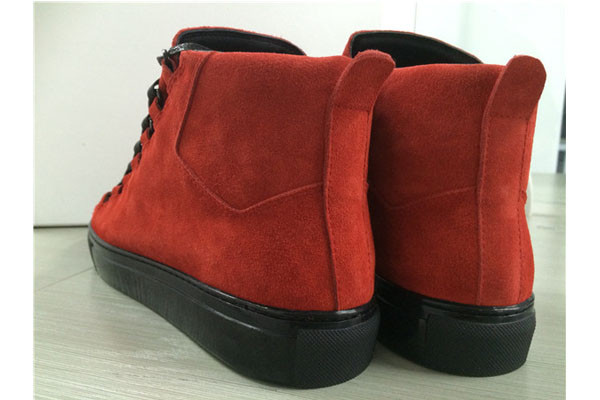 B Arena high-top Red suede Sneaker