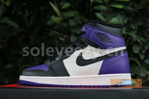 Authentic Air Jordan 1 “Court Purple”