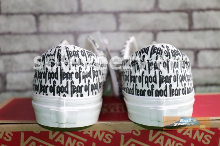 Authentic Fear Of God x Vans Low Top Shoes
