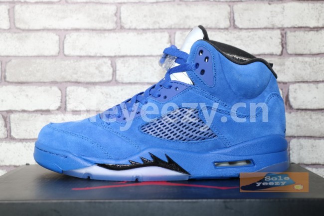 Authentic Air Jordan 5 “Blue Suede”