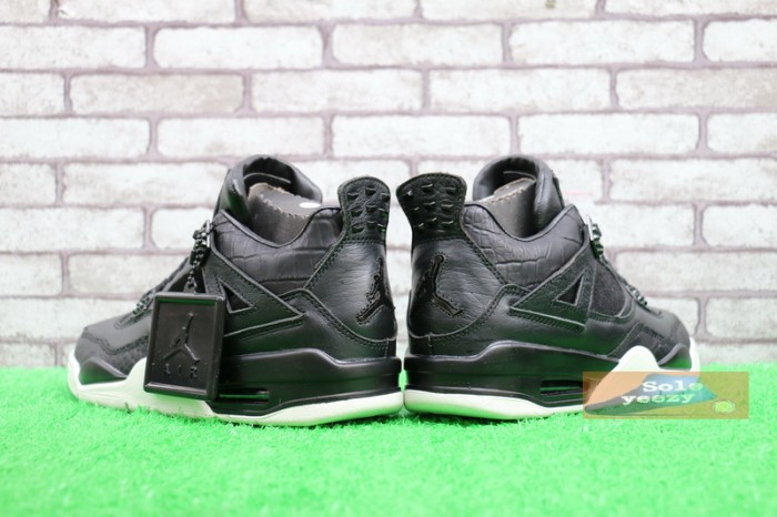 Authentic Air Jordan 4 Premium “Black”