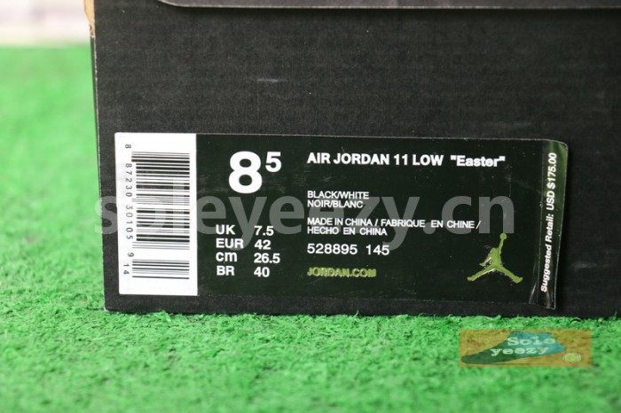 Authentic Air Jordan 11 Low Emerald
