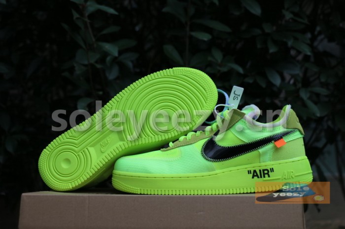 Authentic OFF-WHITE x Nike Air Force 1 “Volt”