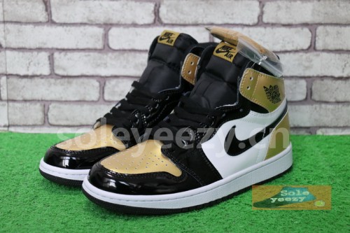 Authentic Air Jordan 1 Gold Toe