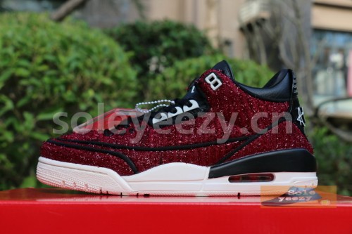 Authentic  Vogue x Air Jordan 3 “AWOK” University Red