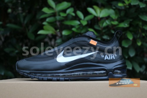 Authentic OFF White x Nike Air Max 97 Black