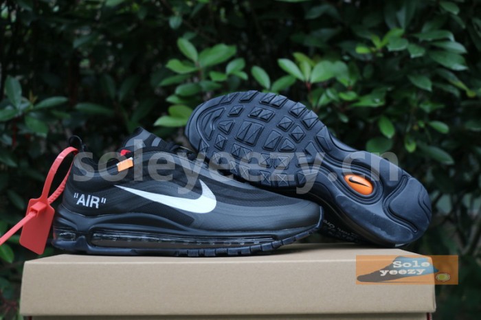Authentic OFF White x Nike Air Max 97 Black