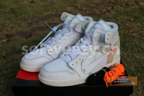 Authentic Off White x Air Jordan 1 White