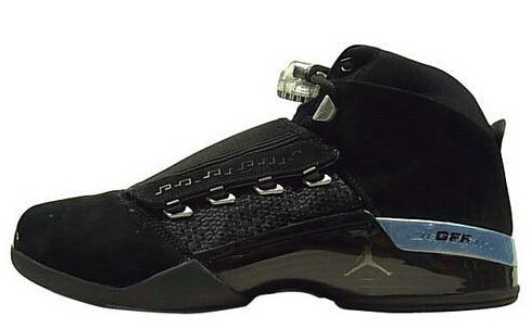 Authentic Air Jordan 17 Black/Metallic Silver