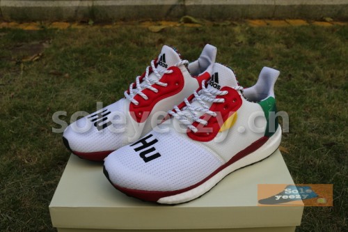 Authentic Pharrell Williams x AD Solar Hu Glide White