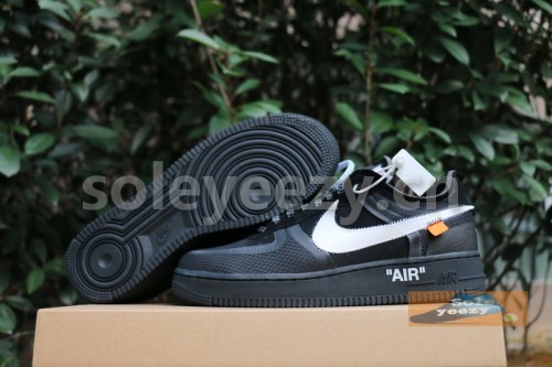Authentic OFF-WHITE x Nike Air Force 1 Low Black Women size