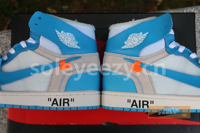 Authentic OFF-WHITE x Air Jordan 1 “UNC”