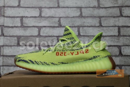 Authentic AD Yeezy 350 Boost V2  “Semi Frozen Yellow”