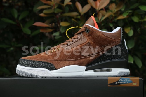 Authentic Air Jordan 3 Tinker Chocolate