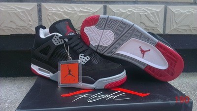 Perfect New Jordan 4(1:1)(top layer leather)-009