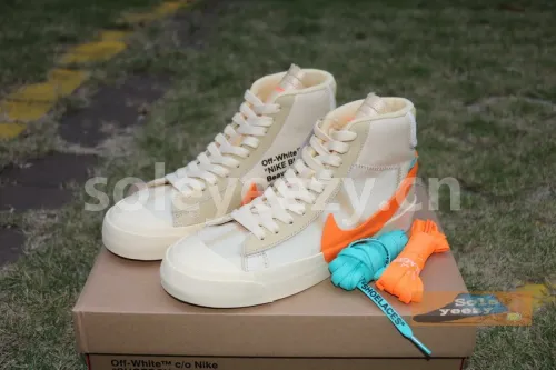 Authentic OFF-WHITE x Nike Blazer Mid “All Hallow’s Eve”