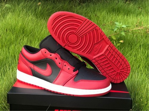 Authentic Air Jordan 1 Low OG Bred