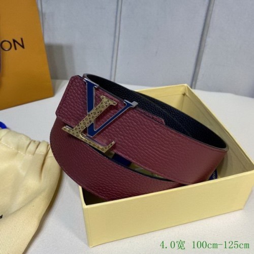 Super Perfect Quality LV Belts(100% Genuine Leather Steel Buckle)-2949